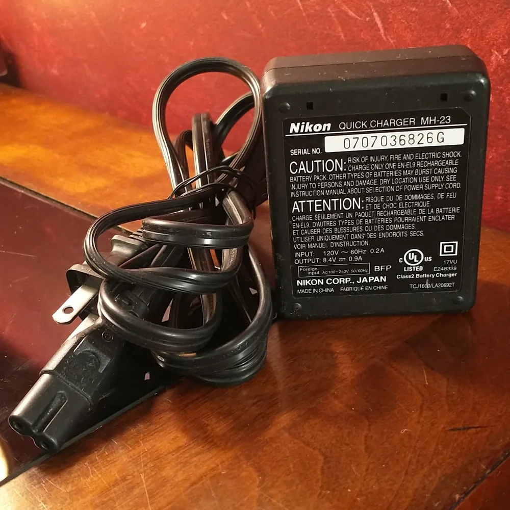 Nikon - MH-23 Battery Charger for EN-EL9 Battery Pack